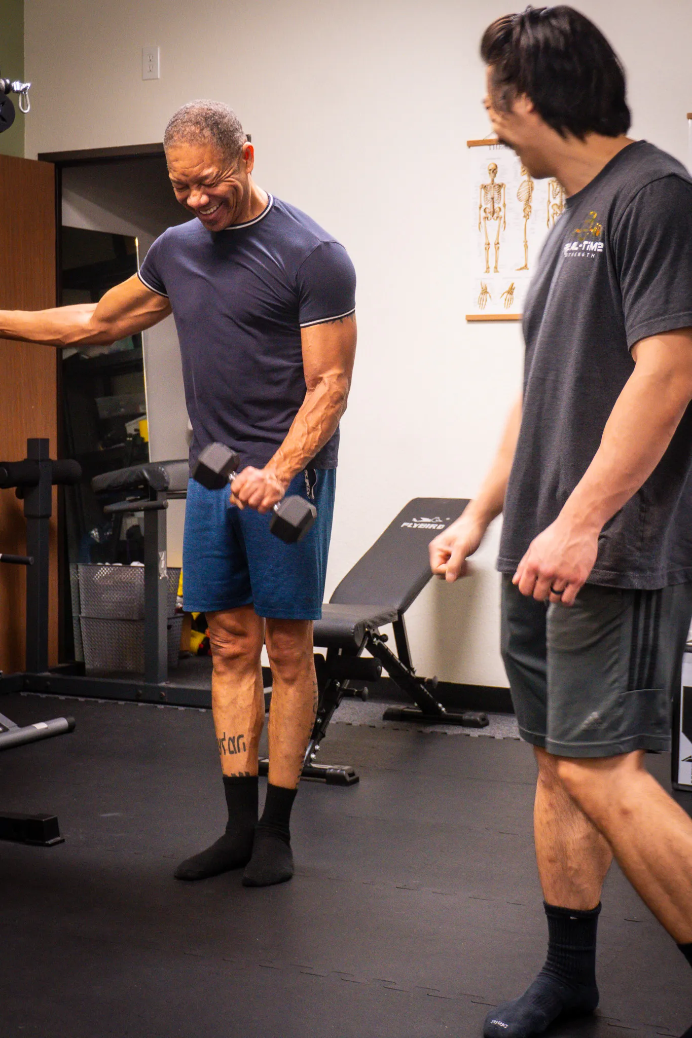 One-on-one personal training session with focused attention